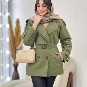 بارانی ژیله دار ربکا کد 5720