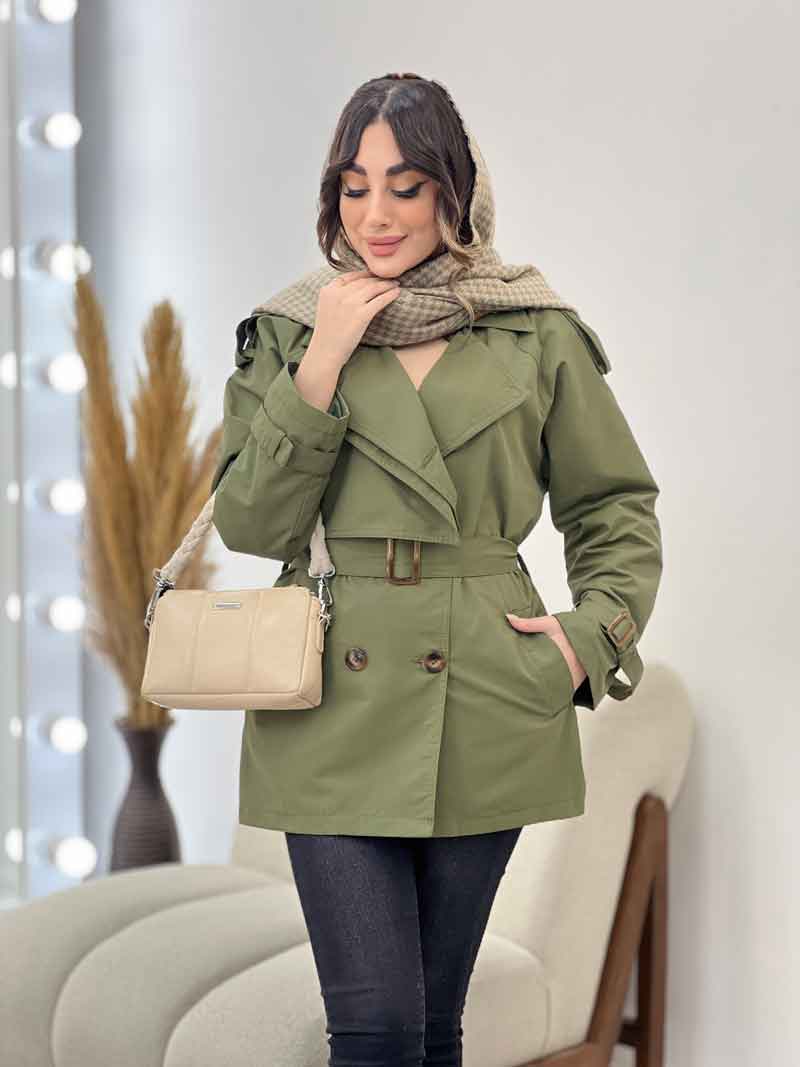 بارانی ژیله دار ربکا کد 5720 بارانی ژیله دار ربکا کد 5720
