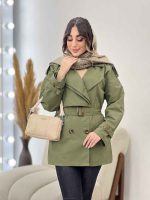 بارانی ژیله دار ربکا کد 5720 - تصویر 15
