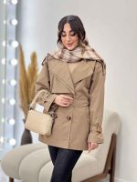 بارانی ژیله دار ربکا کد 5720 - تصویر 16