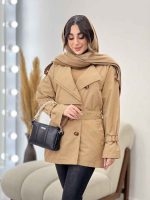 بارانی ژیله دار ربکا کد 5720 - تصویر 2