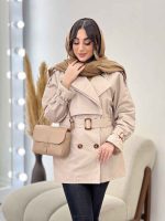 بارانی ژیله دار ربکا کد 5720 - تصویر 3
