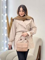 بارانی ژیله دار ربکا کد 5720 - تصویر 17
