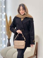 بارانی ژیله دار ربکا کد 5720 - تصویر 11