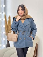 بارانی ژیله دار ربکا کد 5720 - تصویر 9