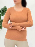 بافت یقه گرد آستین دکمه کد 5938 - تصویر 14