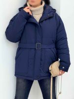 کاپشن کمردار هنگامه کد 5961 - تصویر 3