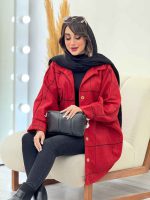 پالتو چهارخونه تک جیب تیبا کد 5946 - تصویر 34