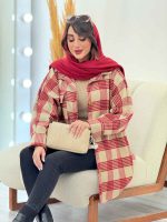 پالتو چهارخونه تک جیب تیبا کد 5946 - تصویر 7