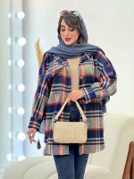 پالتو چهارخونه تک جیب تیبا کد 5946 - تصویر 31