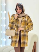 پالتو چهارخونه تک جیب تیبا کد 5946 - تصویر 37