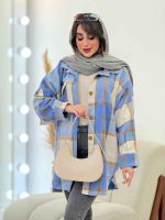 پالتو چهارخونه تک جیب تیبا کد 5946 - تصویر 16