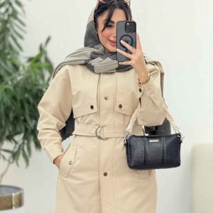 بارانی ژیله دار سپیدار کد 5964