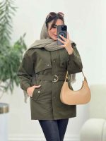 بارانی ژیله دار سپیدار کد 5964 - تصویر 3