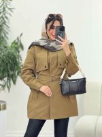 بارانی ژیله دار سپیدار کد 5964 - تصویر 2