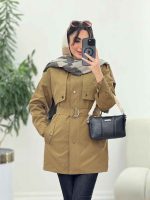 بارانی ژیله دار سپیدار کد 5964 - تصویر 11