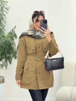 بارانی ژیله دار سپیدار کد 5964 - تصویر 6