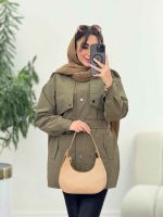 بارانی ژیله دار سپیدار کد 5964 - تصویر 13