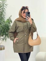 بارانی ژیله دار سپیدار کد 5964 - تصویر 15
