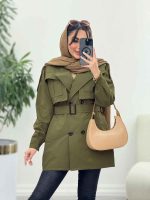 بارانی دو تکه جیب پیله کد 5917 - تصویر 9