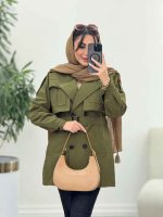 بارانی دو تکه جیب پیله کد 5917 - تصویر 6