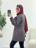 بارانی دو تکه جیب پیله کد 5917 - تصویر 17