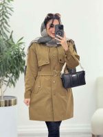 بارانی ژیله دار سپیدار کد 5964 - تصویر 29