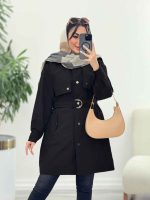 بارانی ژیله دار سپیدار کد 5964 - تصویر 28