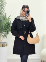 بارانی ژیله دار سپیدار کد 5964 - تصویر 24
