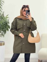 بارانی ژیله دار سپیدار کد 5964 - تصویر 27