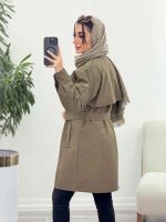 بارانی ژیله دار سپیدار کد 5964 - تصویر 26