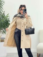 بارانی ژیله دار سپیدار کد 5964 - تصویر 25