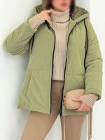 کاپشن کلاهدار کژال کد 5989 - تصویر 12