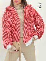 کت طرح دار تدی ساناز کد 5962 - تصویر 4