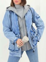 جین ترکیبی جیب پاگن کد 5992 - تصویر 9