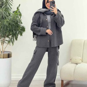 ست روناک جیب پاکتی برش دار کد 5987