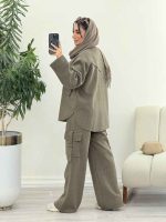 ست روناک جیب پاکتی برش دار کد 5987 - تصویر 6