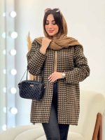 مانتو پائیزه پیچازی دو جیب کد 5743 - تصویر 7