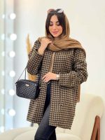 مانتو پائیزه پیچازی دو جیب کد 5743 - تصویر 3