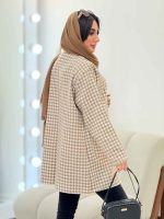 مانتو پائیزه پیچازی دو جیب کد 5743 - تصویر 4