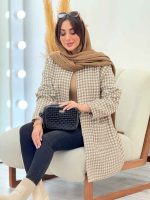 مانتو پائیزه پیچازی دو جیب کد 5743 - تصویر 6