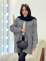 مانتو پائیزه پیچازی دو جیب کد 5743 - تصویر 8