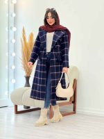 پالتو بلند آستین سه دکمه دو جیب کد 5994 - تصویر 7