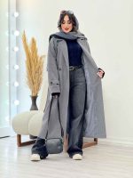 پالتو فوتر بلند تیارا کد 6014 - تصویر 4