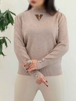 بافت سرشانه چین یقه ایستاده کد 5810 - تصویر 13