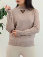 بافت سرشانه چین یقه ایستاده کد 5810 - تصویر 12
