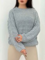 بافت یقه گرد هانی کد 5785 - تصویر 18
