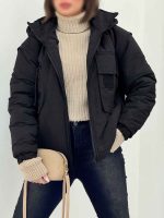 کاپشن دو منظوره سه جیب کد 6027 - تصویر 3