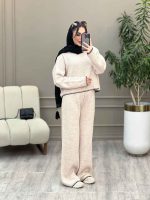 ست بافت و شلوار پونه کد 5911 - تصویر 2