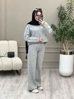 ست بافت و شلوار پونه کد 5911 - تصویر 12